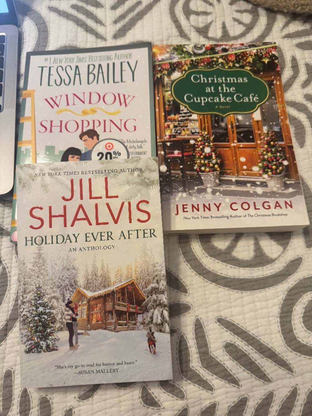 Set of 3 Christmas Fiction Books - Like New